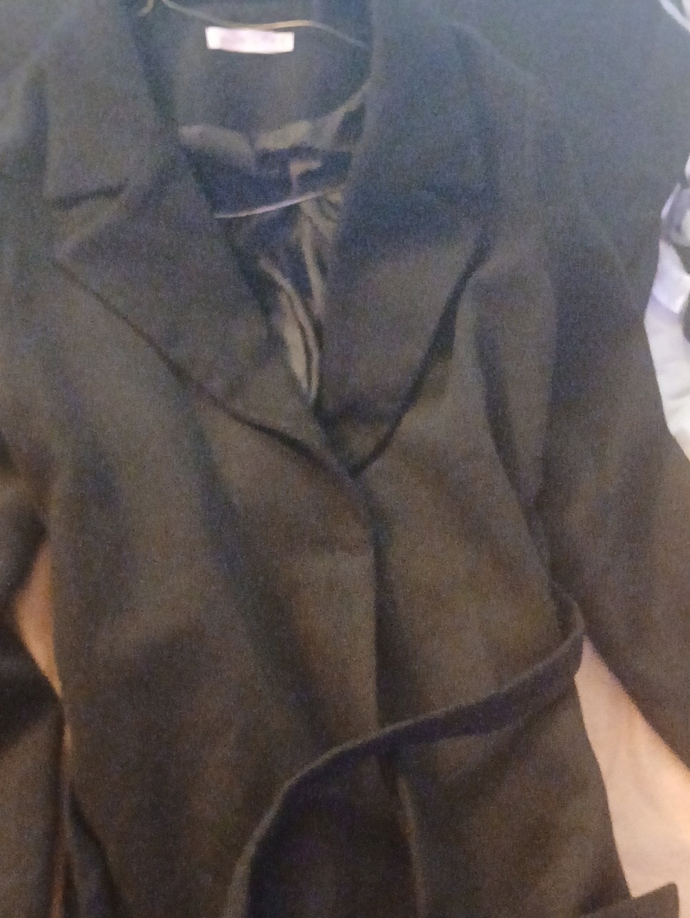 Women's Black Belted Blazer Jacket